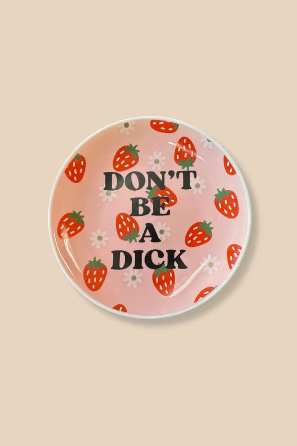 Don't Be A Dick Trinket Tray
