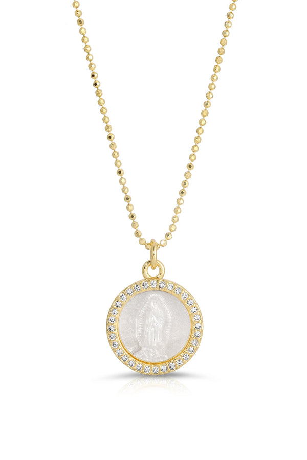 Petite Mother Mary Necklace