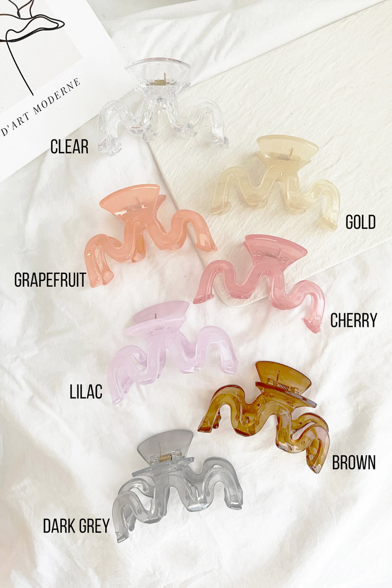 Abbie Wavy Hair Claws - Assorted Colors