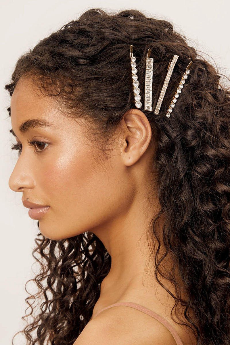 Holiday All Dressed Up Rhinestone Bobby Pins