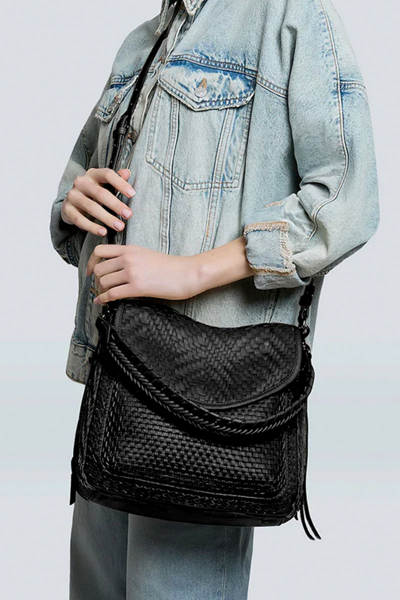 All For Love Woven Convertible Shoulder Bag