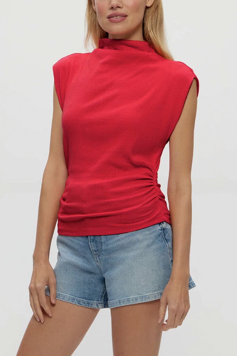 Amara Mock Neck Top