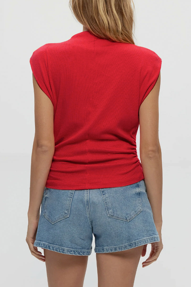 Amara Mock Neck Top
