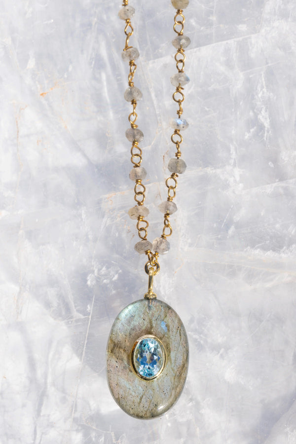 Amulet Necklace - Labradorite
