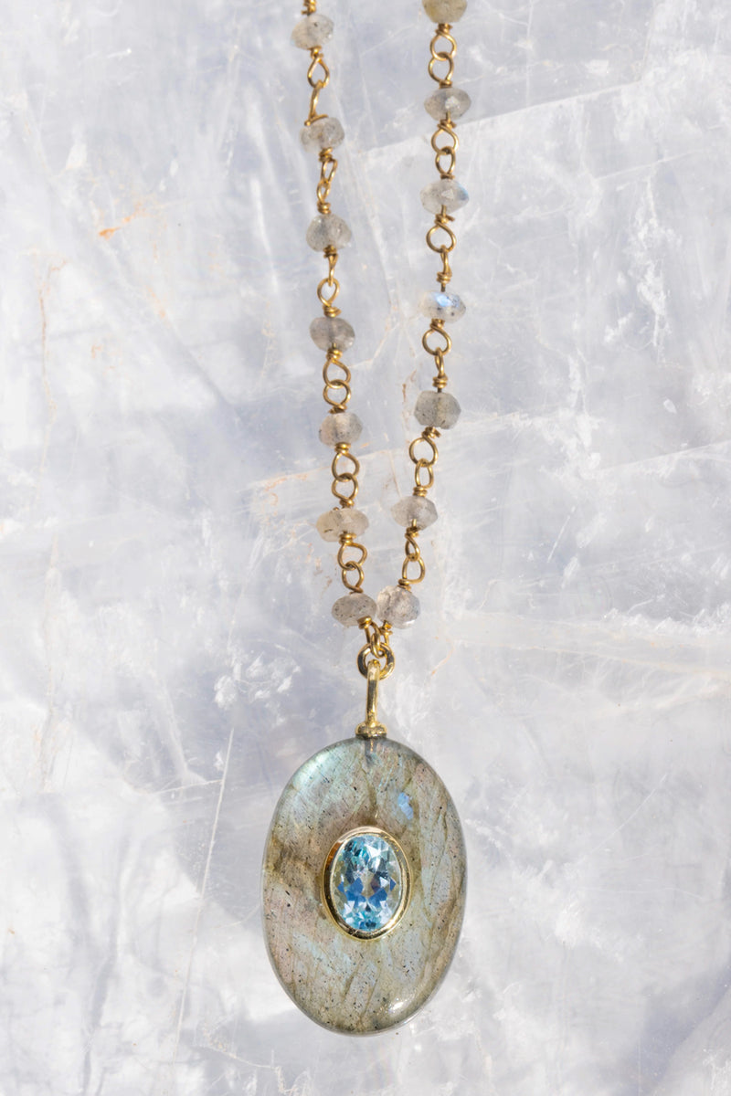 Amulet Necklace - Labradorite
