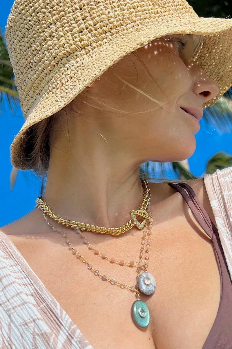Amulet Necklace - Labradorite