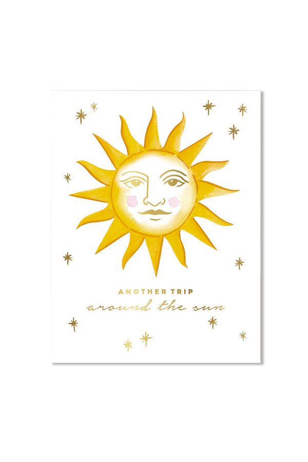 Another Trip Around the Sun Birthday Greeting Card