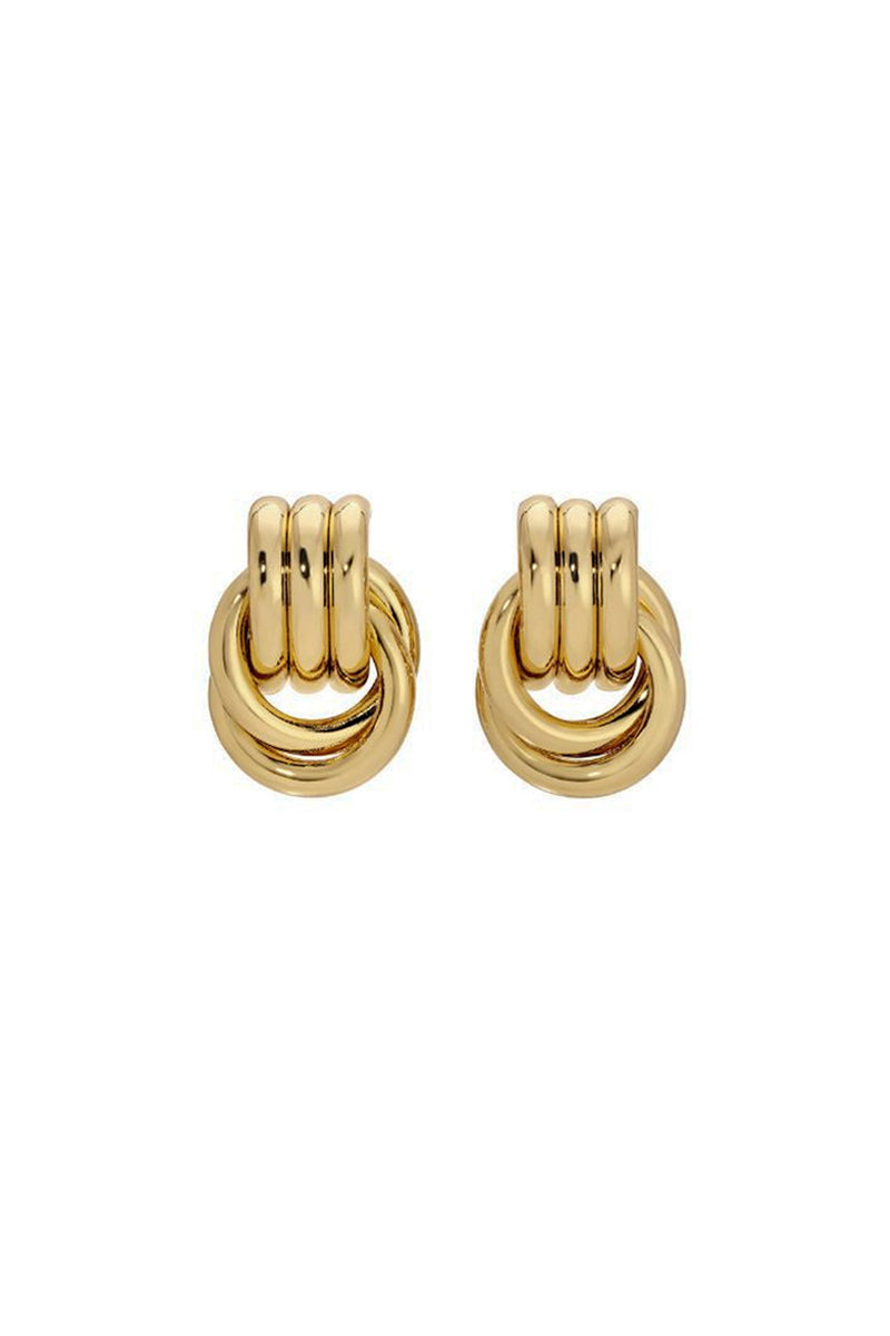 Baby Knot Earrings - Gold