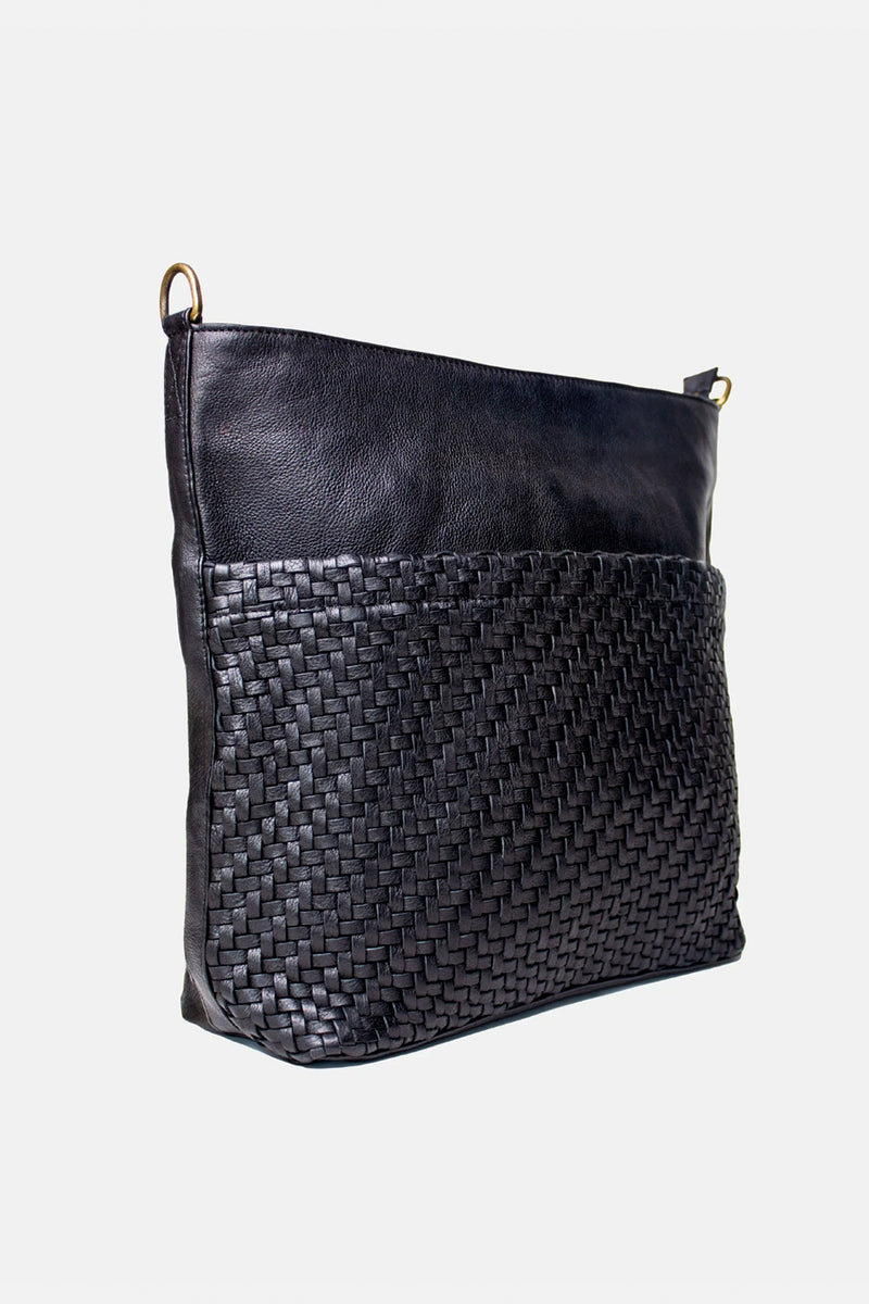 Baren Handwoven Leather Shoulder bag