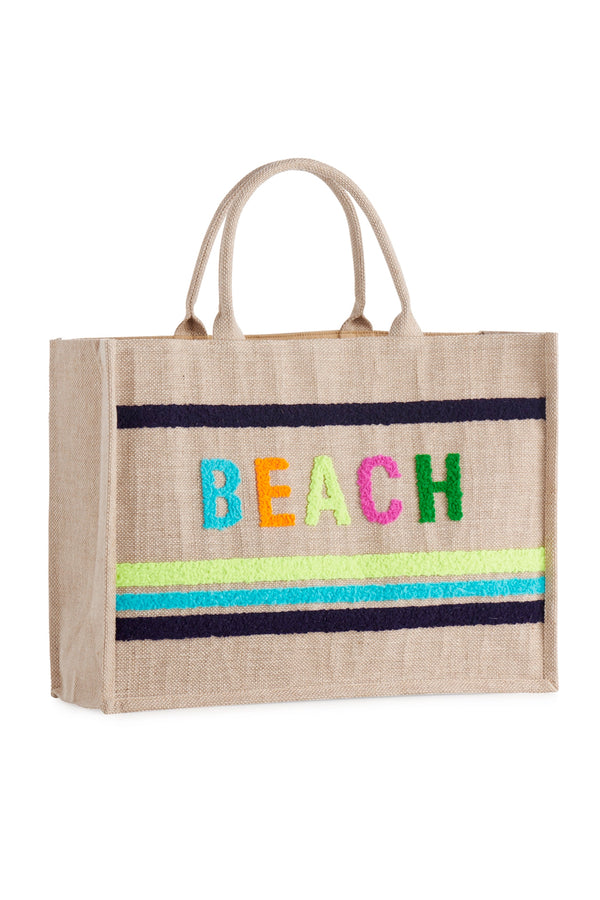 "Beach" Beach Bag