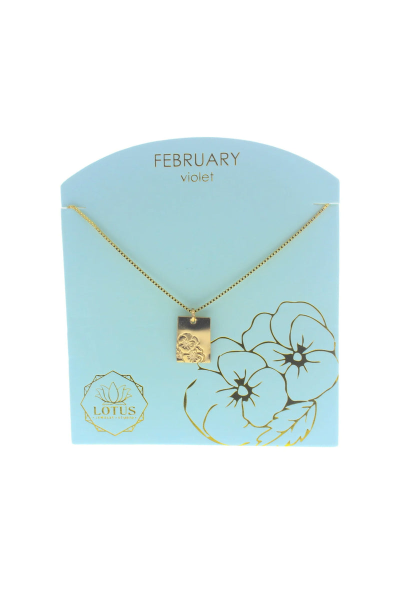 Birthflower Necklace