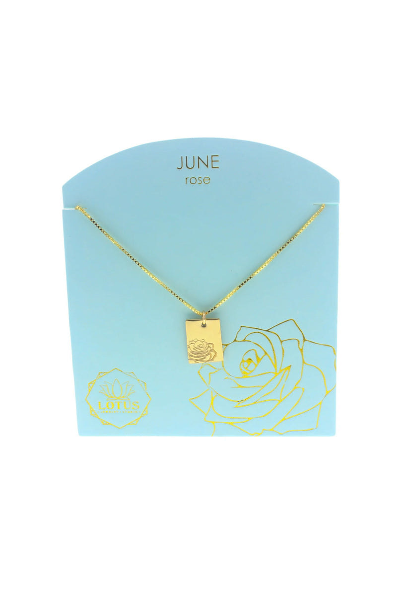 Birthflower Necklace