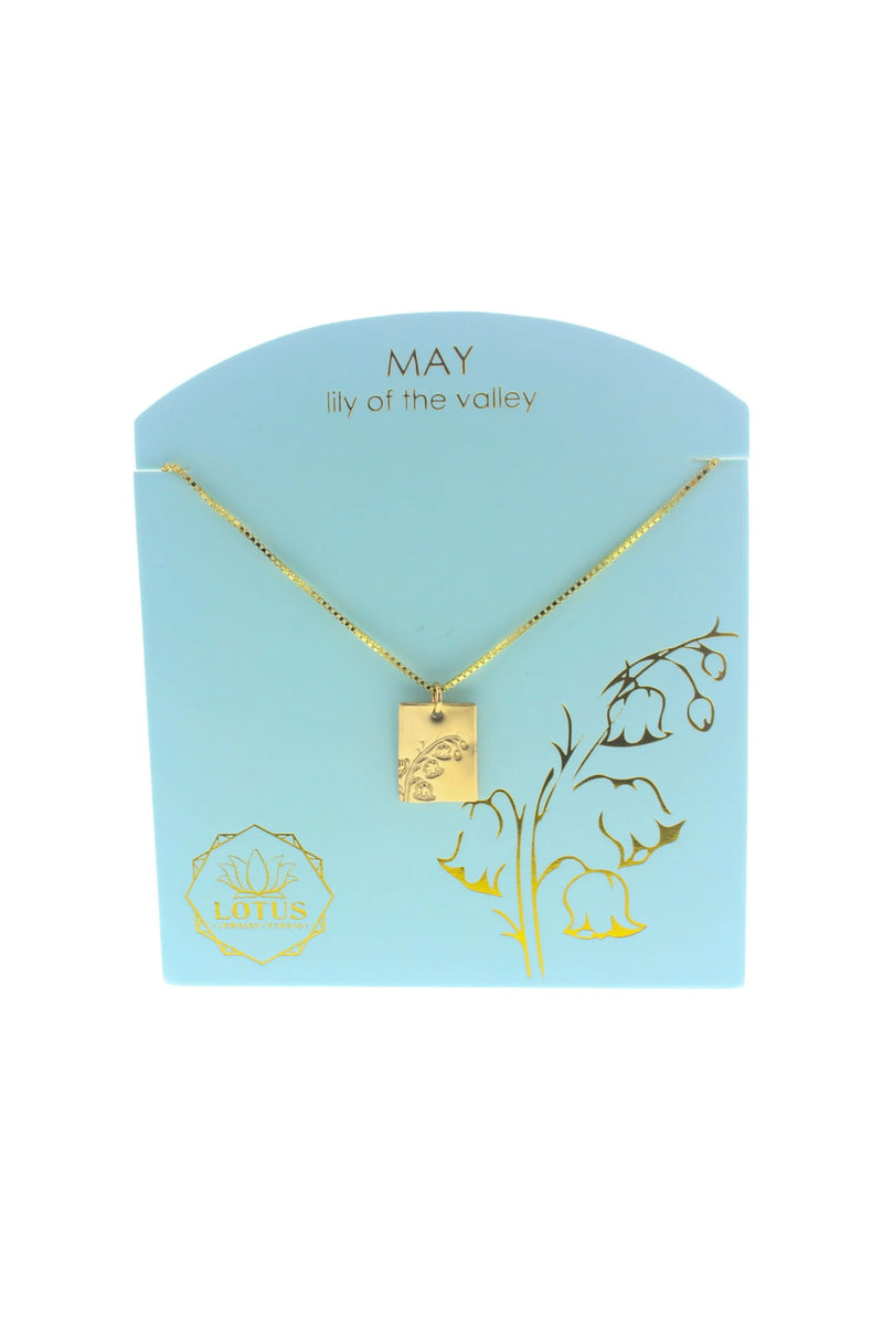 Birthflower Necklace