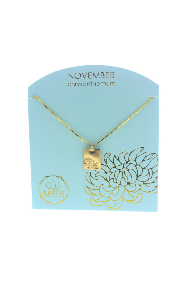 Birthflower Necklace