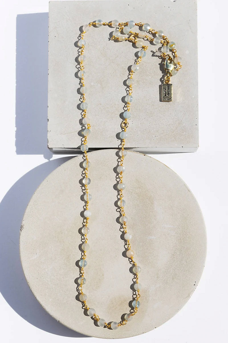 Gemstone Necklace - Aquamarine