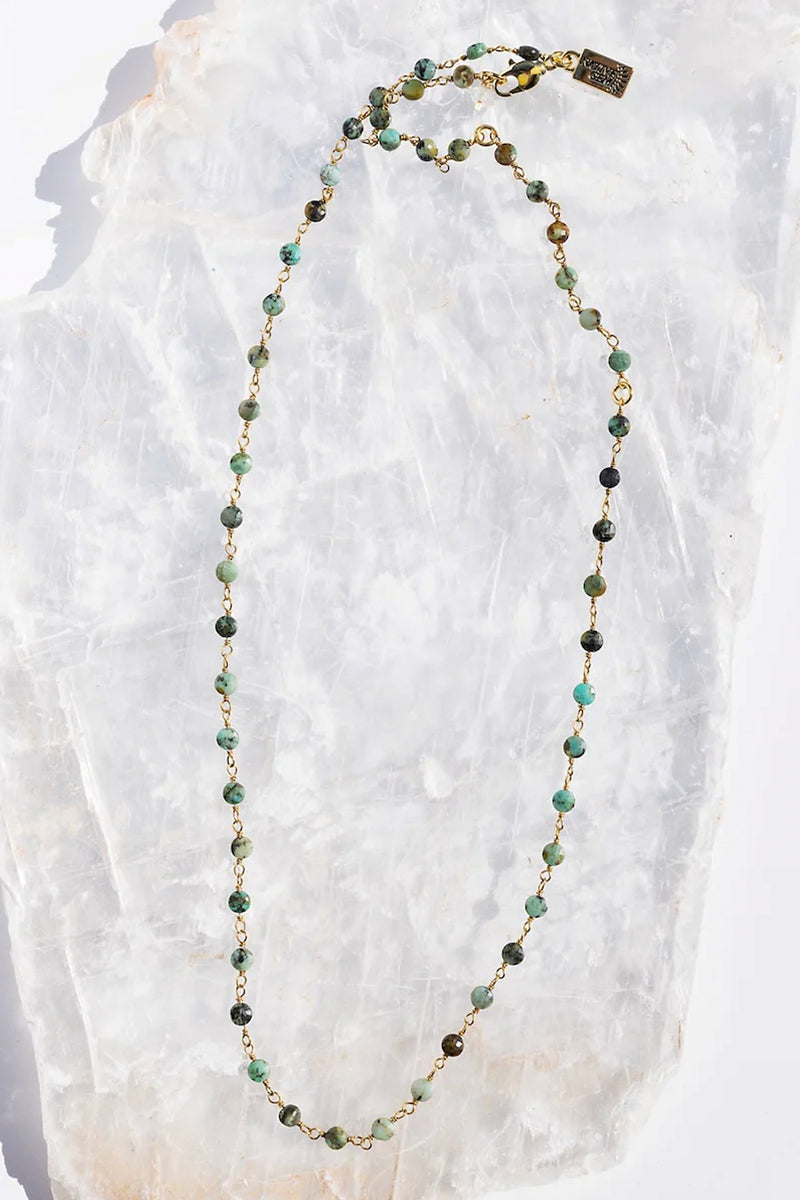 Gemstone Necklace - Turquoise