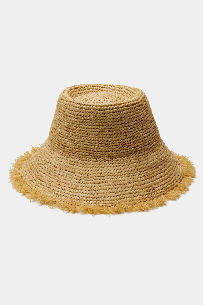 Bora Bora Straw Bucket Hat