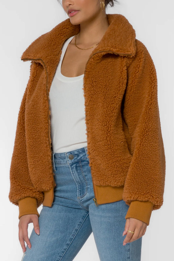 Brady Sherpa Bomber Jacket