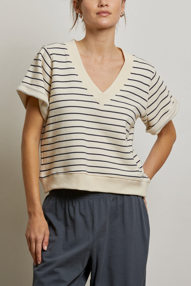 Briggs French Terry Short Sleeve Crew Sweatshirt