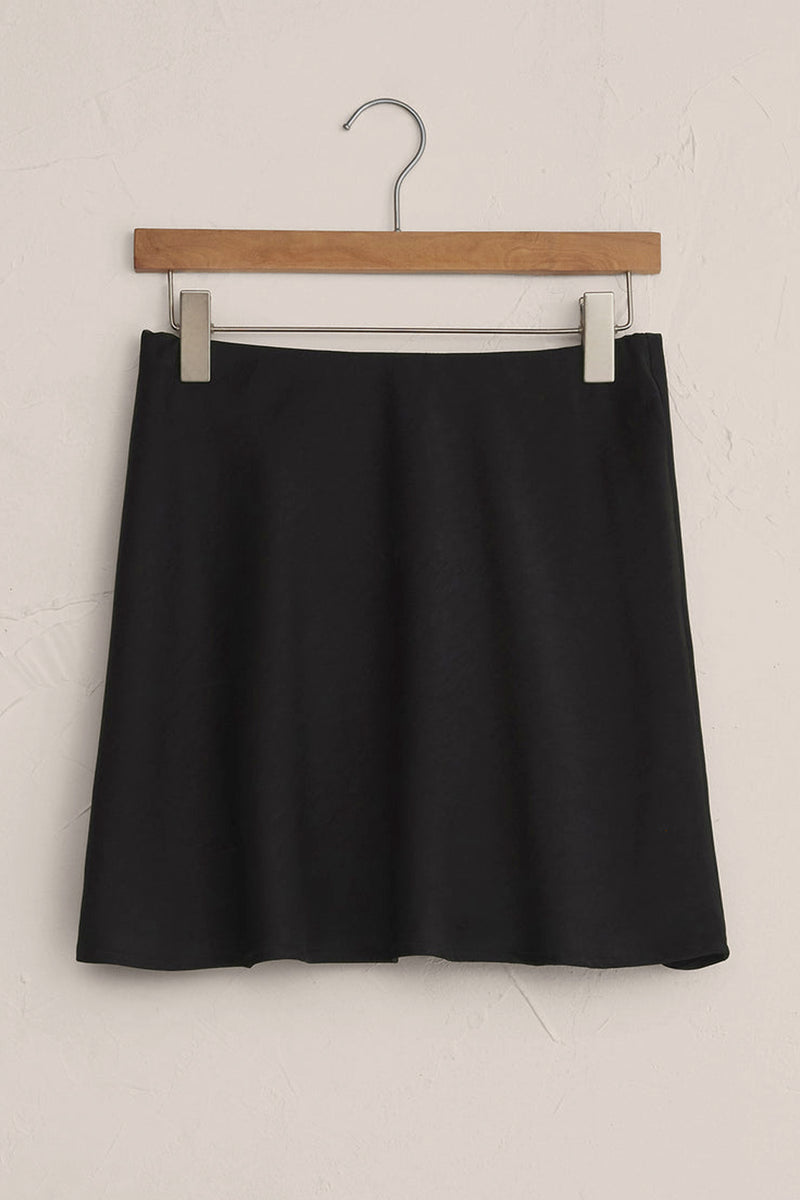 Chablis Satin Mini Skirt
