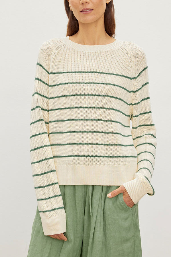 Chayse Striped Crewneck Sweater