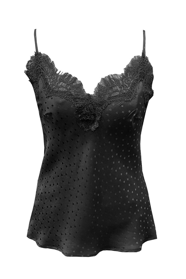 Claire Jacquard Silk Cami