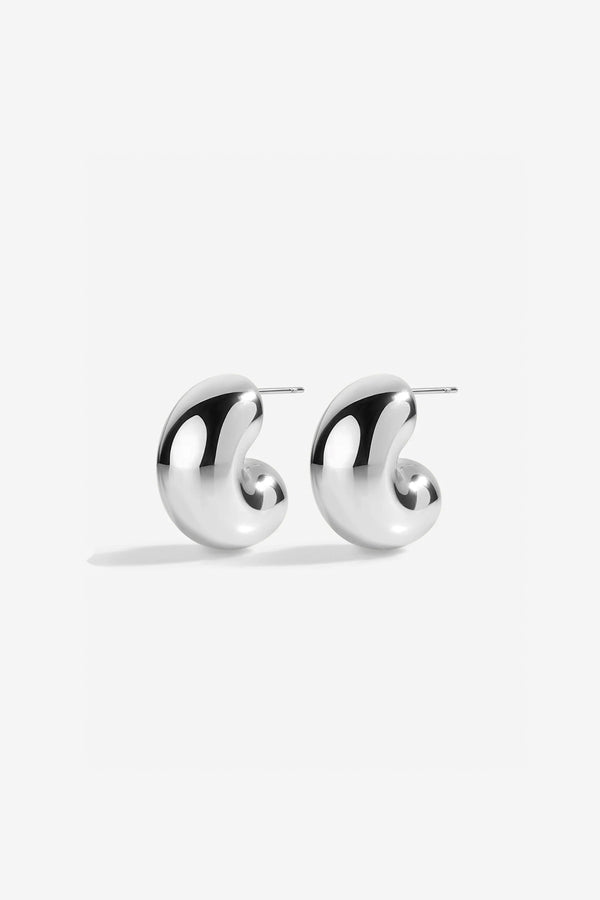 Cloud Earrings - Silver