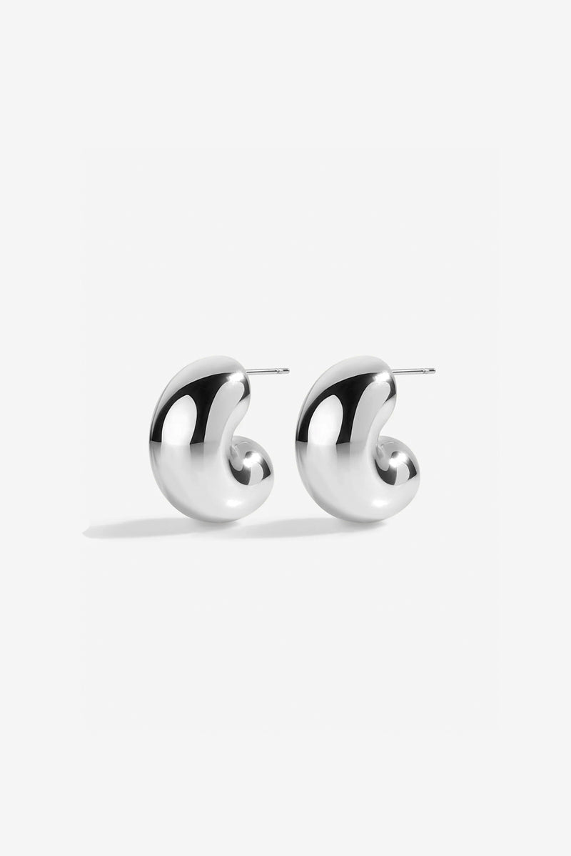 Cloud Earrings - Silver