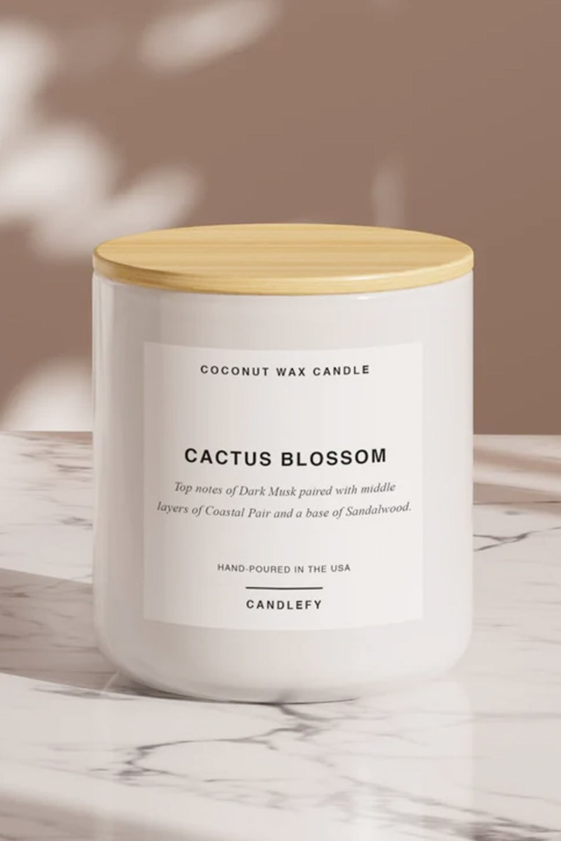 Cactus Blossom Natural Coconut Wax Candle - 2 Wick