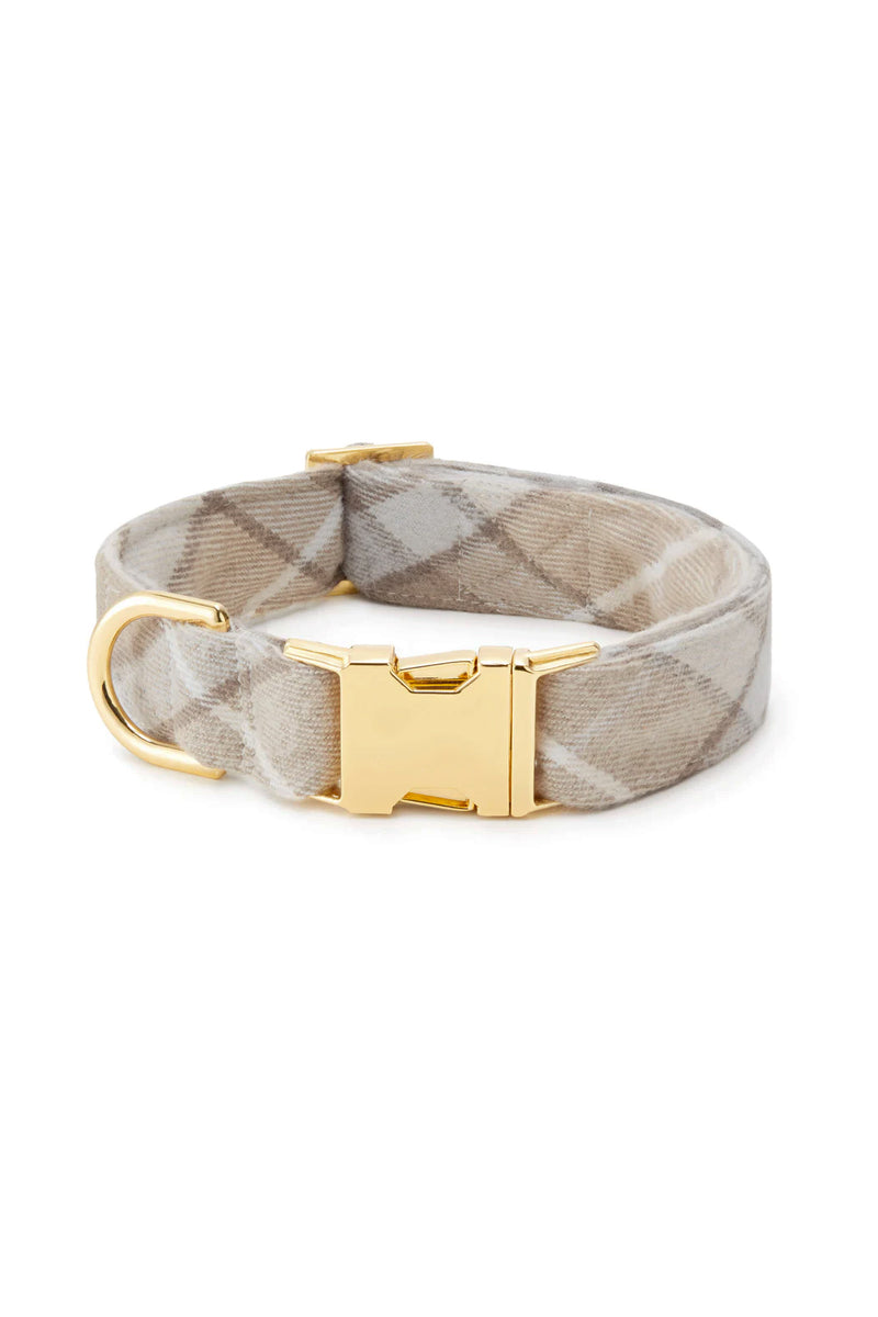 Andover Plaid Flannel Dog Collar