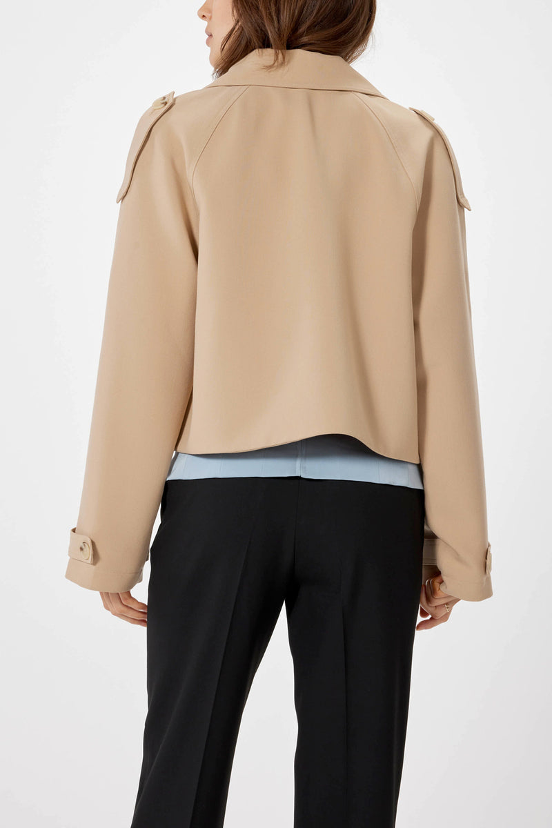 Cropped Mini Trench