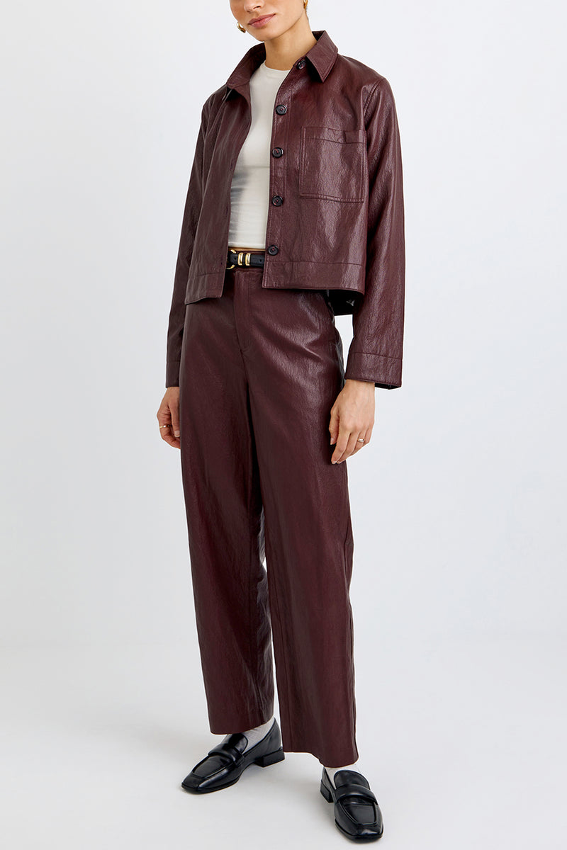 Crop Pocket Button Down