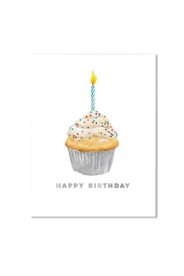 Cupcake Birthday Greeting Card