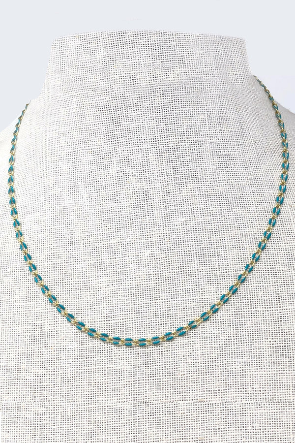 Colorful Enamel Necklaces - Assorted Colors