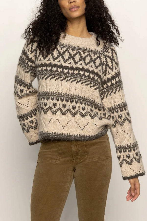 Fairisle Crew Neck Sweater