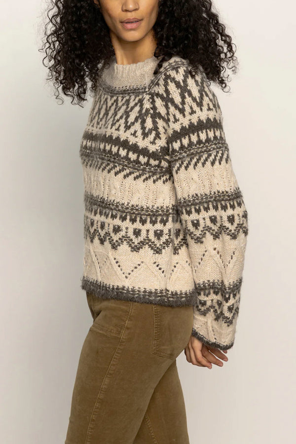Fairisle Crew Neck Sweater