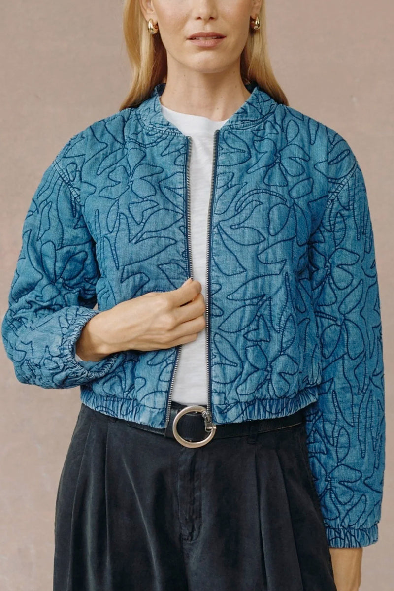 Cropped Zip Jacket