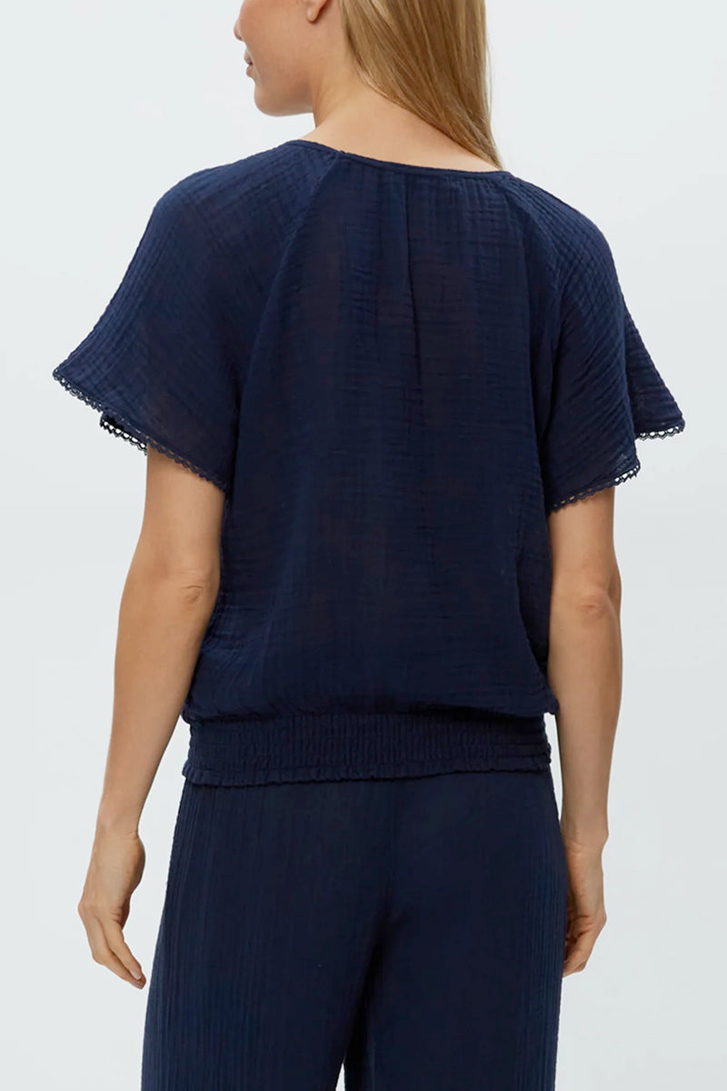 Freema Smocked Top