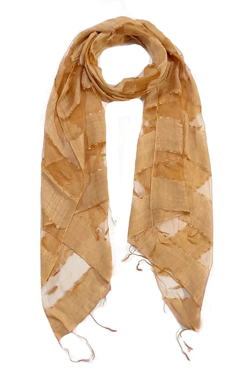 Hand Woven Silk Blended Scarf