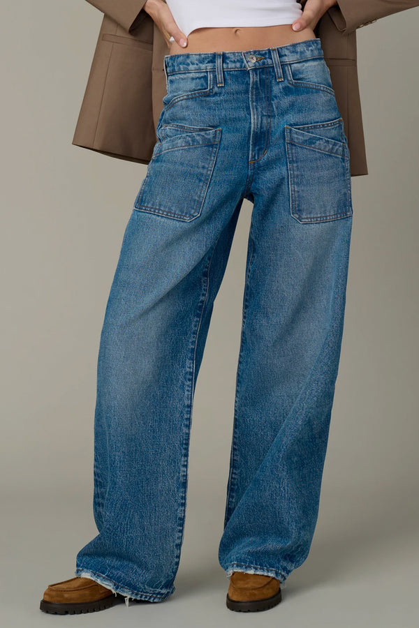 The Harlowe Double Pocket High Rise Baggy