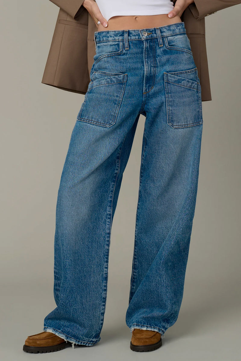 The Harlowe Double Pocket High Rise Baggy