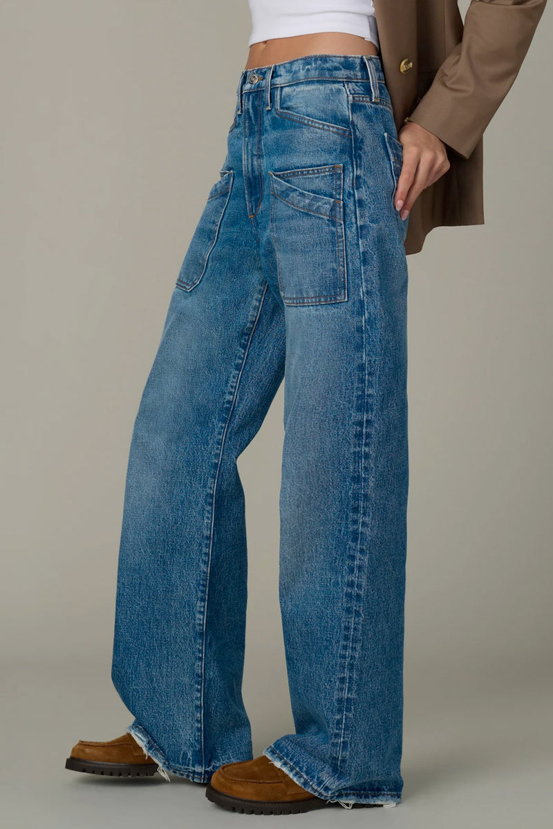The Harlowe Double Pocket High Rise Baggy