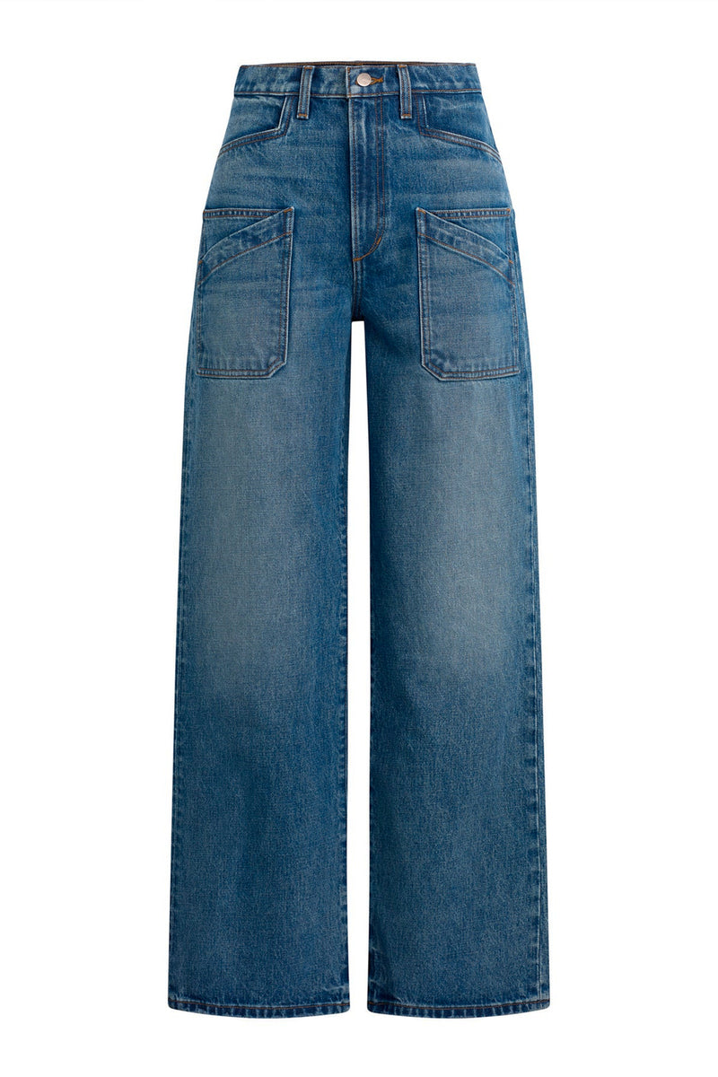 The Harlowe Double Pocket High Rise Baggy