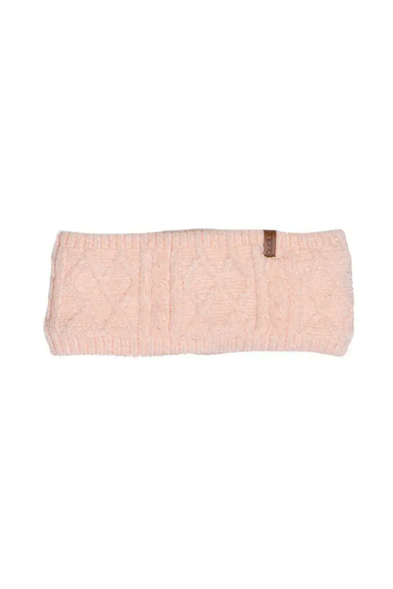Chenille Cable Knit Headband