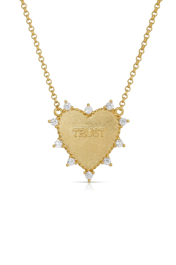 Heart of Trust Necklace - Clear