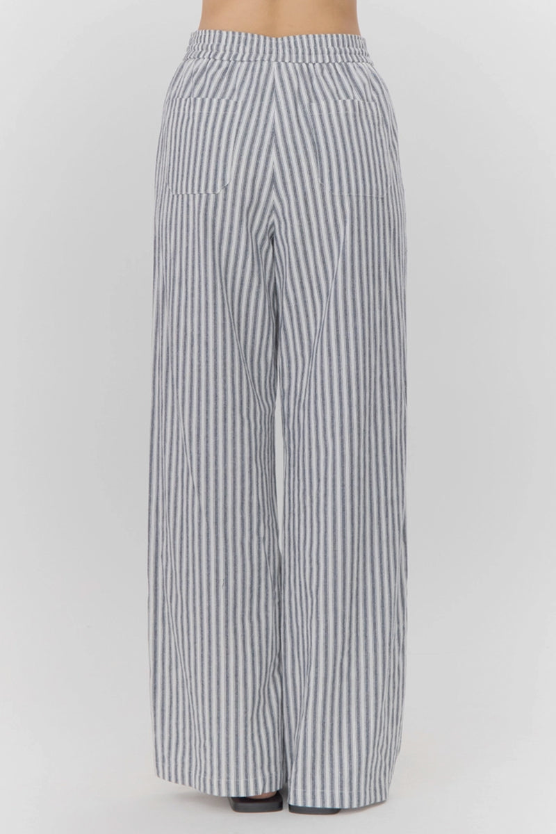 Hellen Stripe Pull On Pant