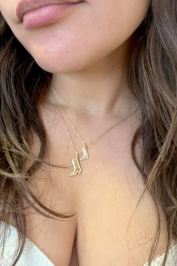 Howdy Boot Necklace