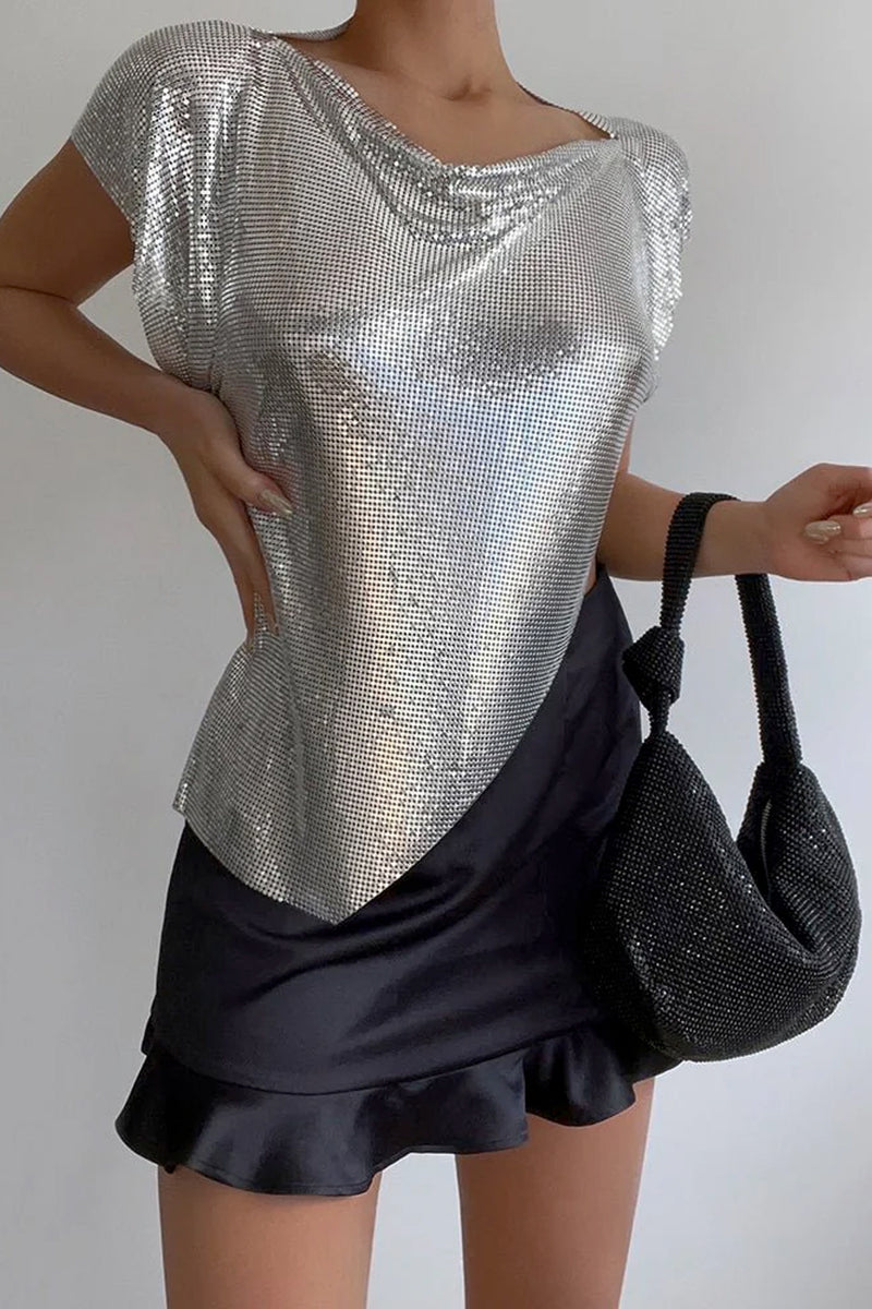 Jessica Crystal Mesh Bag