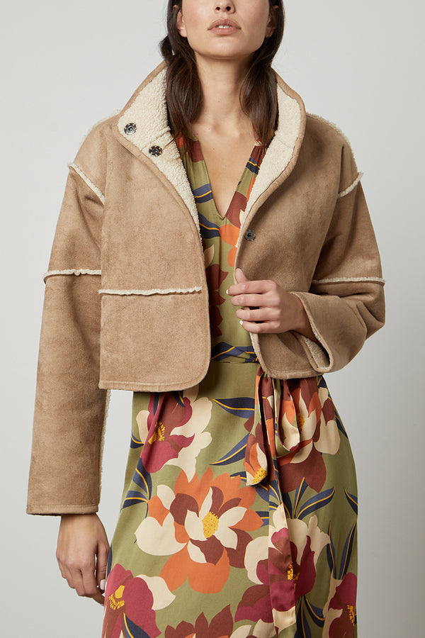 Kelly Short Reversible Sherpa Jacket