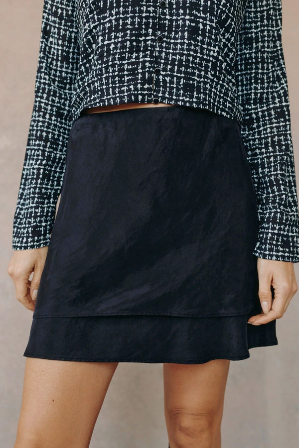 Layered Mini Skirt